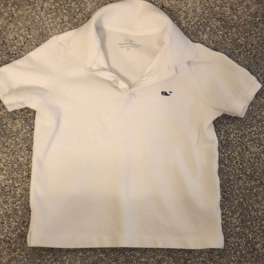 Vineyard Vines 3T white polo
